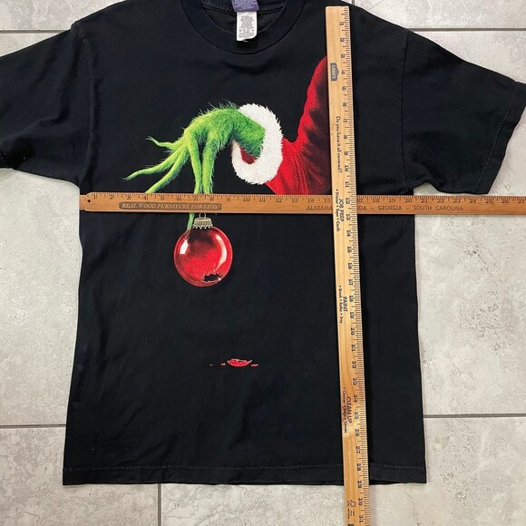 Vintage Y2K Dr Seuss The Grinch Stole Christmas Size L Promo Shirt - Picture 6 of 6